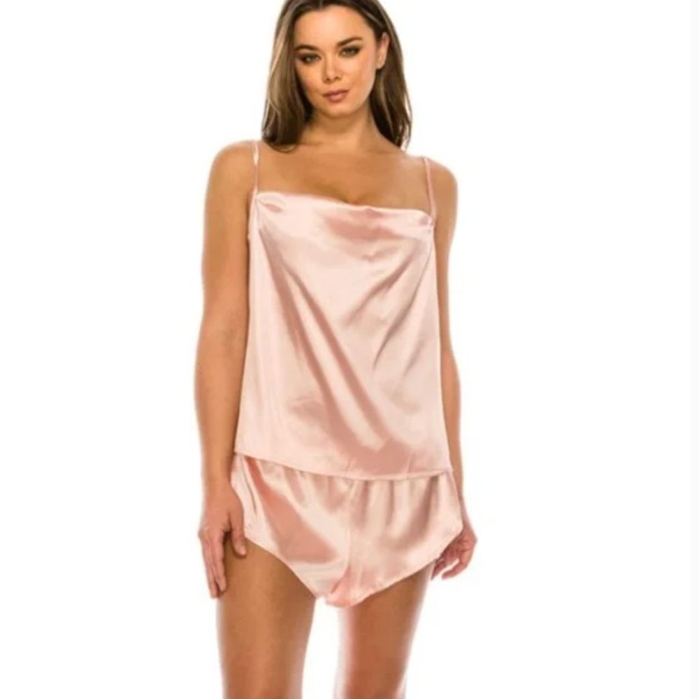 📦 BOGO 📦  NWT Satin 2-Piece Lingerie Set - Picture 4 of 6